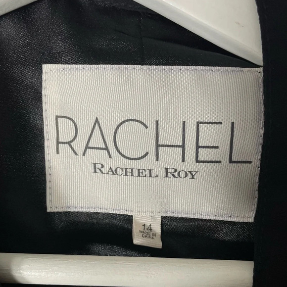 Rachel Roy Lightweight Cropped Jacket in Black Size 14 - Picture 4 of 6
